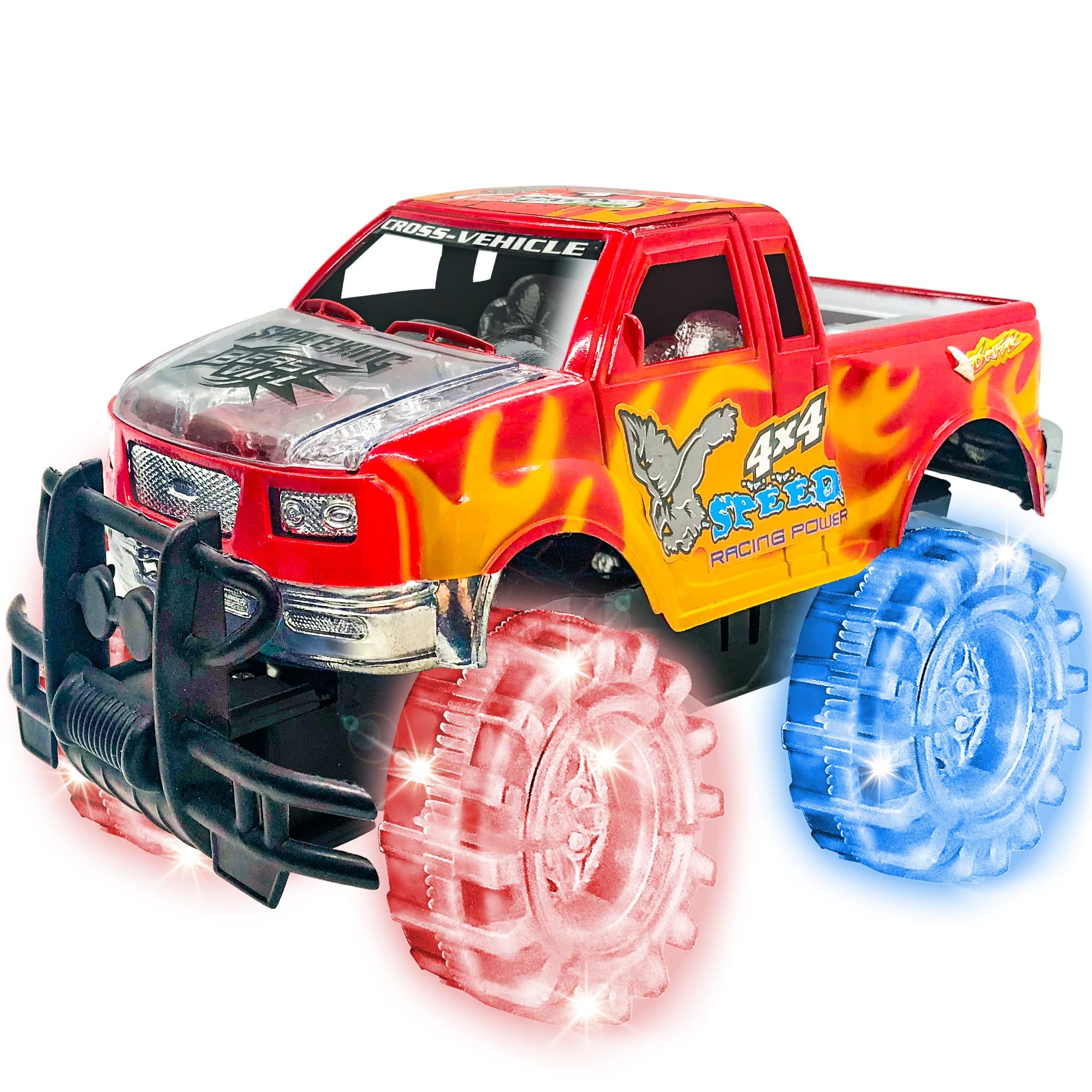 ArtCreativity Light Up Red Monster Truck 1 Piece 8 Inch Monster Truck ArtCreativity Light Up Red Monster Truck 1 Piece 8 Inch Monster Truck