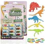 ArtCreativity Magic Growing Dinosaur Capsules, 24 Pc Water Expanding Toys