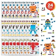 ArtCreativity Make Your Own Robot Stickers   24-Pack Kids Craft Sheets   Fun Stickers for Kids, Toddlers & Scrapbook Supplies
