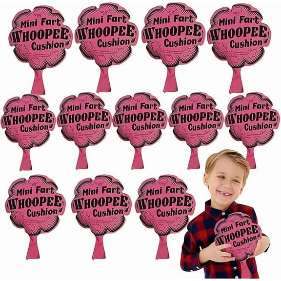 ArtCreativity Mini Whoopee Cushion – 6” Set of 12 Funny Gag Toys – Classic Prank & Party Favor Ages 3+