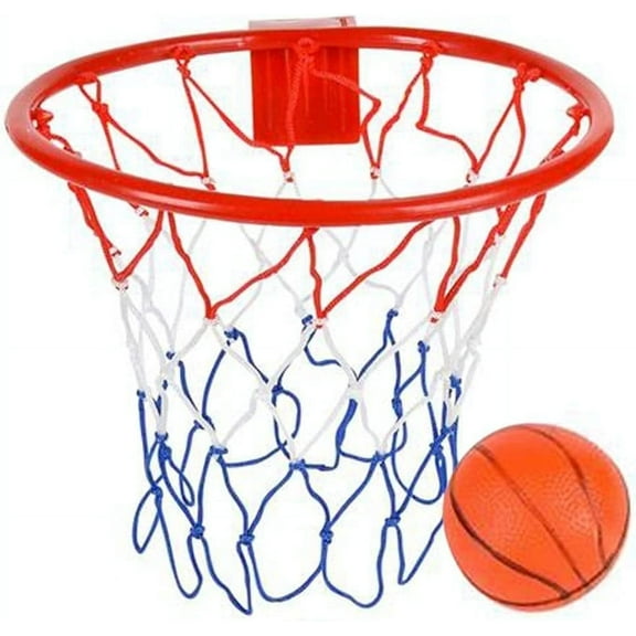 ArtCreativity Mini Over-the-Door Basketball Hoop Game Set, Indoor Play, 1 Count, Plastic Backboard Type, Basketball Character Group, Ages 3+, Bedroom or Office