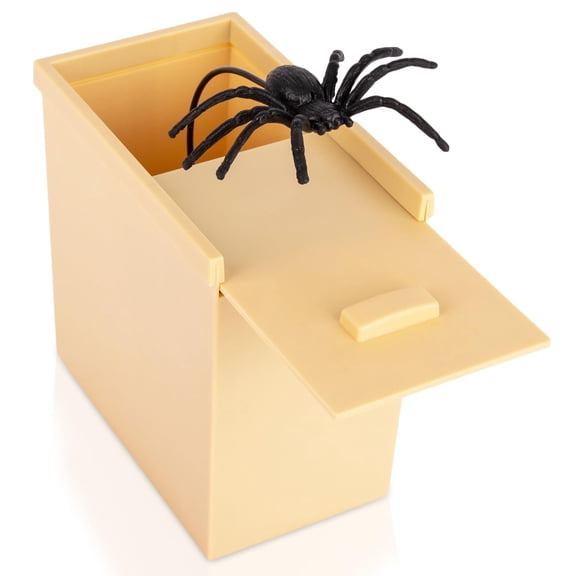 ArtCreativity Spider in a Box Prank Toy, Realistic Spider Prank Gifts - with Moving Legs and Realistic Motion - Funny Surprise Gag Gifts for Adults and Kids - Realistic Bug Pranks