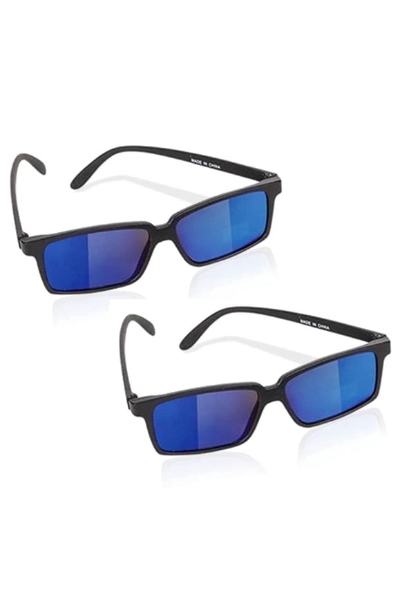 Kids Spy Glasses Set with Rear View Mirrors, 3 Pack, Ages 6+, Novelty Sunglasses for Party Favors & Imaginative Play