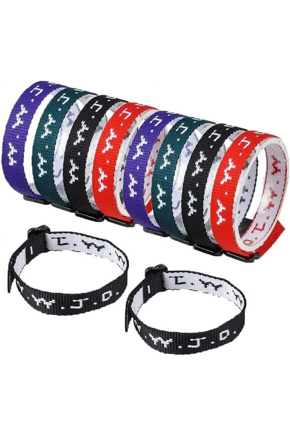WWJD Adjustable Bracelets pack of 24, Ages 5+, Unisex Wristbands, What Would Jesus Do, 4 Assorted Colors, Religious Party Favors