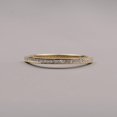 ArtDreamsIN 1.7MM Channel Setting Round Moissanite Wedding Band, 10K ...