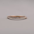 ArtDreamsIN 1.7MM Channel Setting Round Moissanite Wedding Band, 18K ...