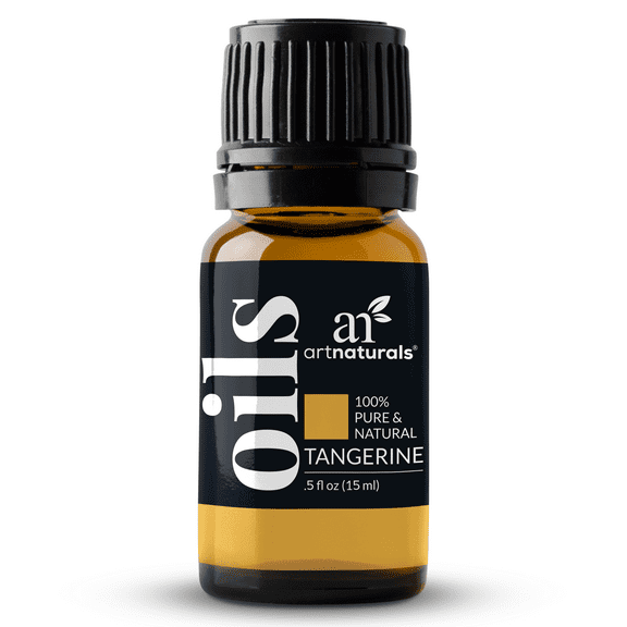 ArtNaturals 100% Pure Tangerine Essential Oil - (.5 Fl Oz / 15ml) - Undilued Therapeutic Grade - Balance Comfort and Cleanse - Citrus