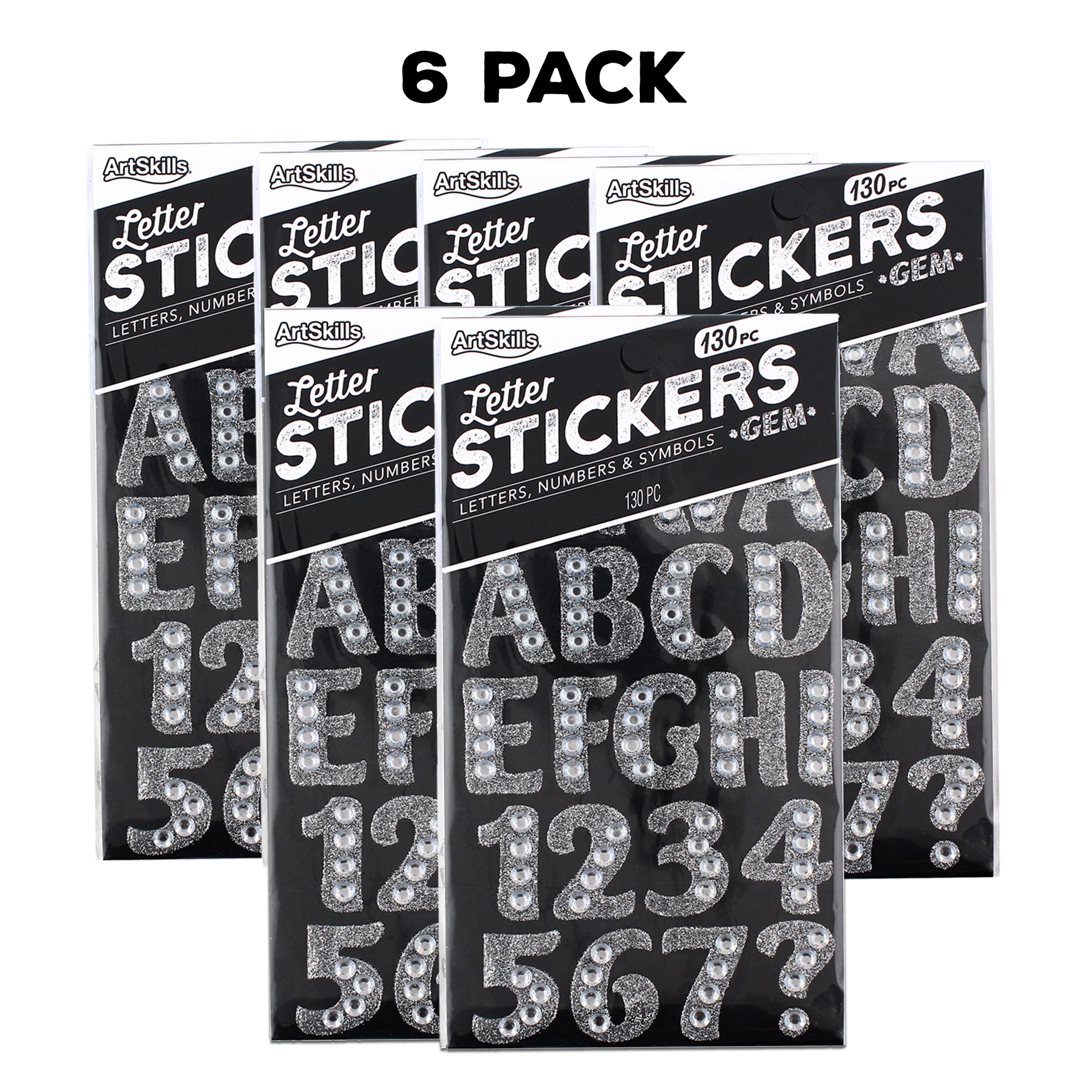 ArtSkills® Handwritten Letter & Numbers Stickers 160 Piece, 160 pc - Kroger