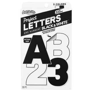 ArtSkills 2.5 Poster Board Letters, Classic Colors, 335-Count (PA-1469)