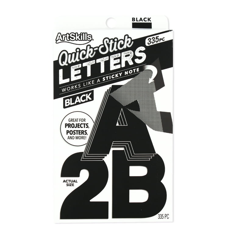  ArtSkills 2.5 Paper Poster Letters and Numbers for