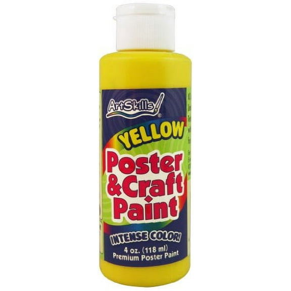 ArtSkills 4-Ounce Poster Paint, Yellow