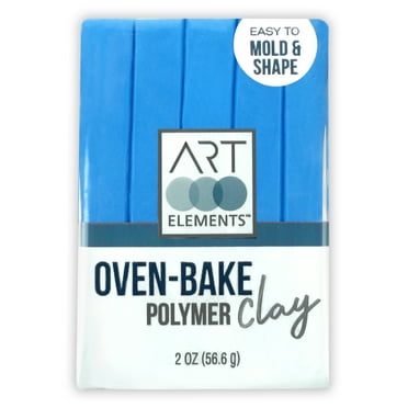 ArtSkills - Art Elements 2oz Oven-Bake Polymer Clay, Baby Blue
