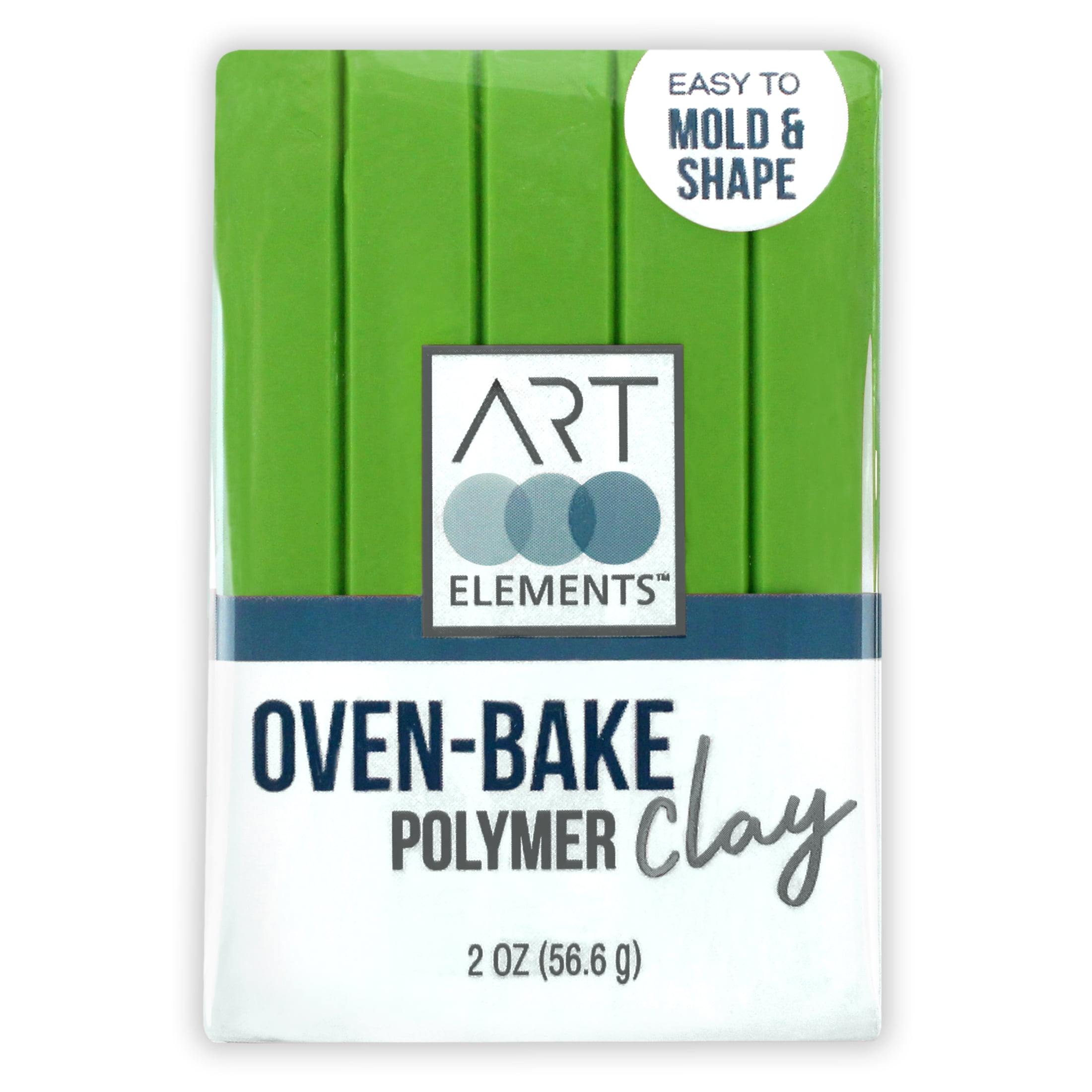 ArtSkills - Art Elements Oven Bake Polymer Clay, 2oz, Lime