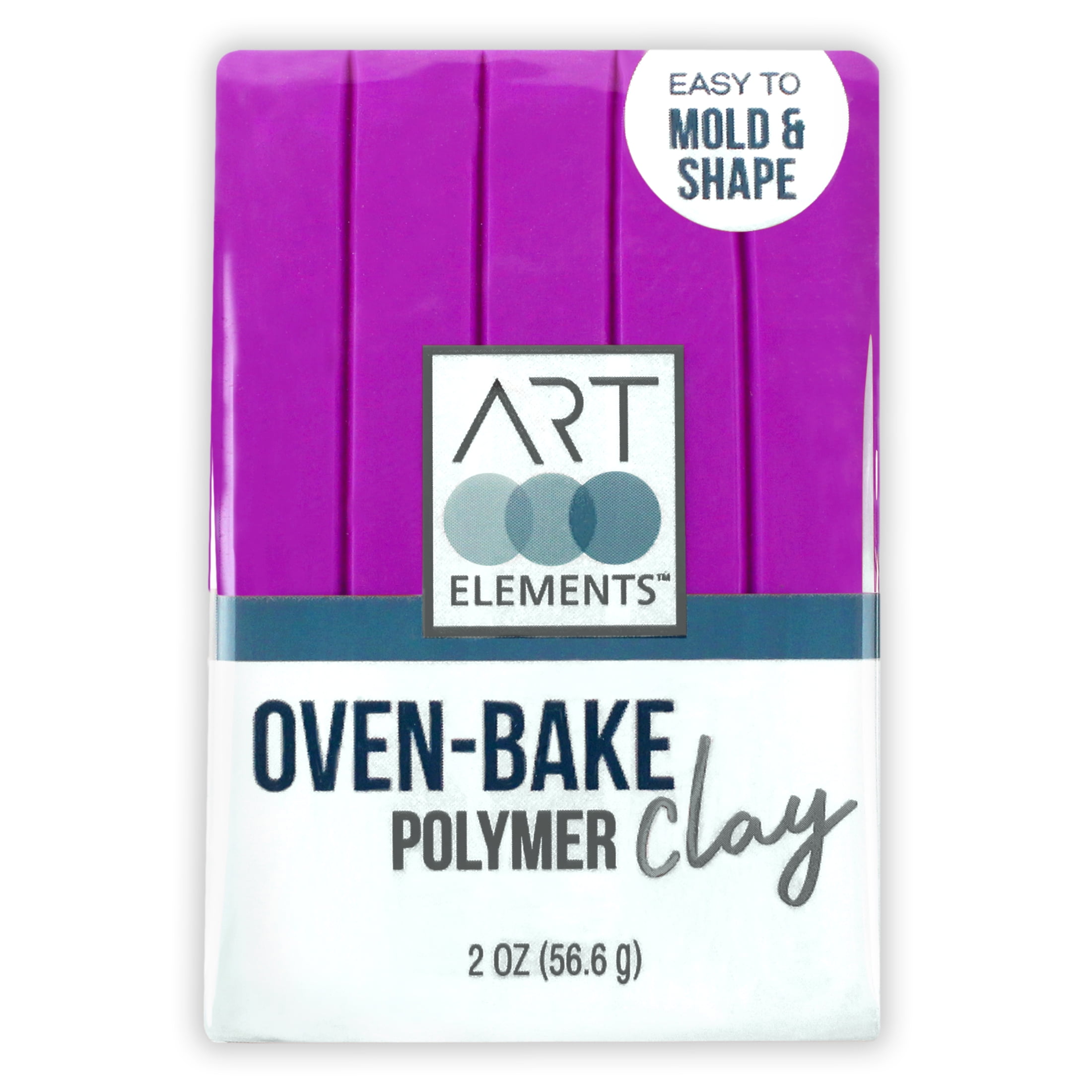 ArtSkills - Art Elements Oven Bake Polymer Clay, 2oz, Plum