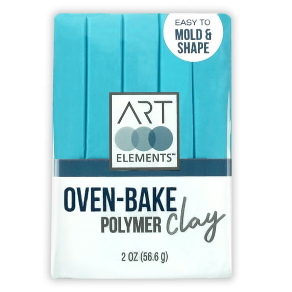 ArtSkills - Art Elements Oven Bake Polymer Clay, 2oz, Sky Blue
