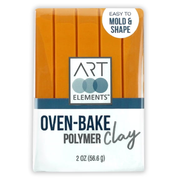 ArtSkills - Art Elements Oven Bake Polymer Clay, 2oz, Tangerine