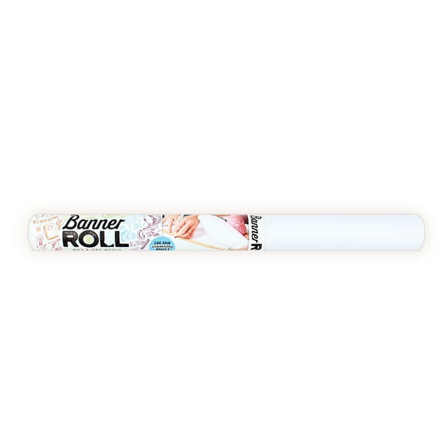 ArtSkills Banner Paper Roll for Child Arts and Crafts, White, 75 ft ...