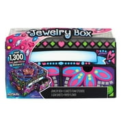 ArtSkills Glitz Your Own Jewelry Box Self-Adhesive Gems, Glitter and Foam Stickers, 10 Pieces, Multi