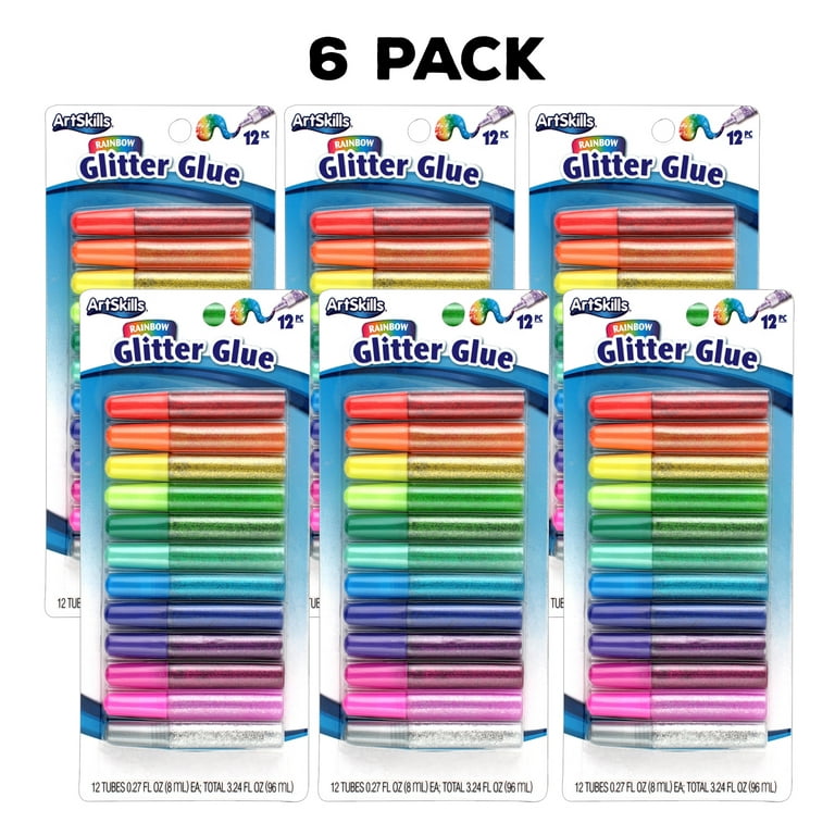 Creativity Street Glitter Glue Pens - Classroom Pack of 72