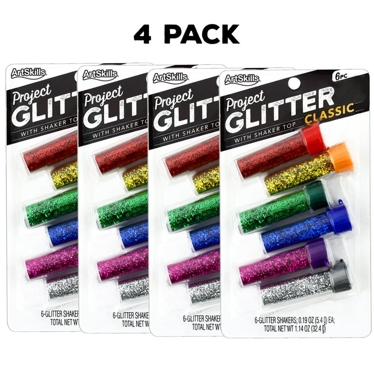 ArtSkills Multi-color Glitter Shaker for Kids and Adults (24 Pack