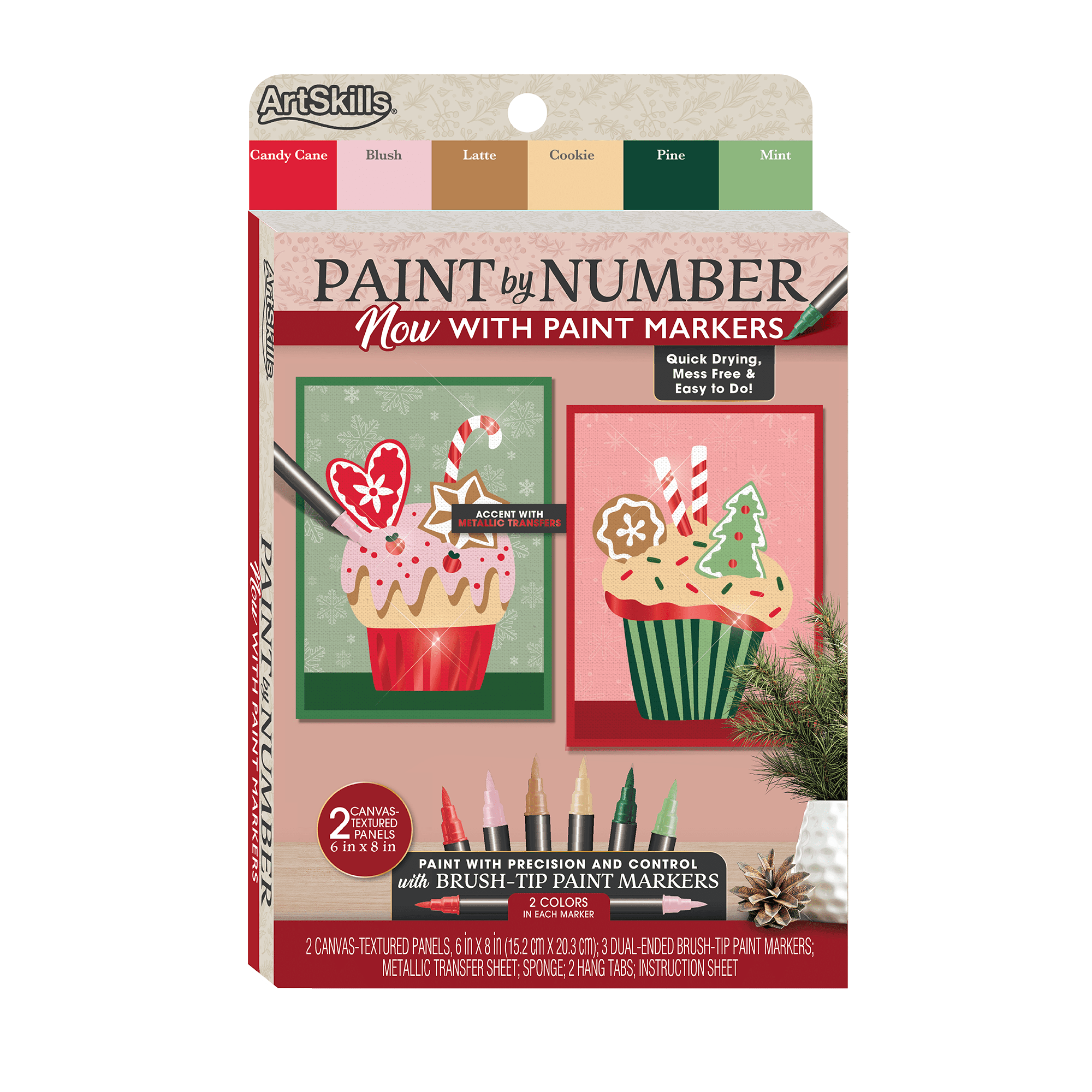ArtSkills Paint by Number Kit for Kids & Adults with Paint Markers ...