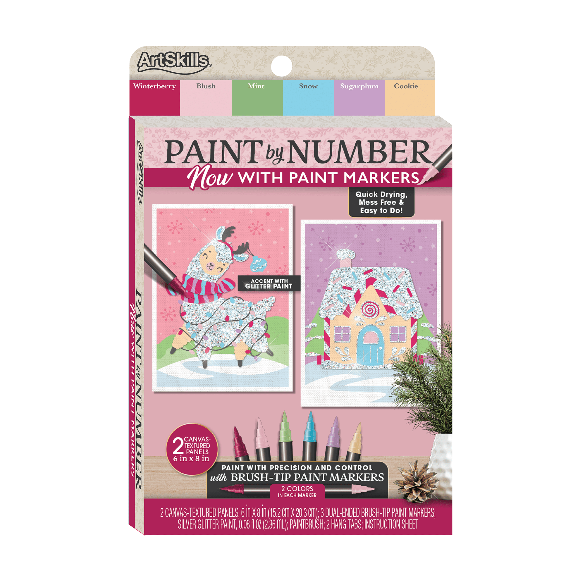 ArtSkills Paint by Number Kit for Kids & Adults with Paint Markers ...