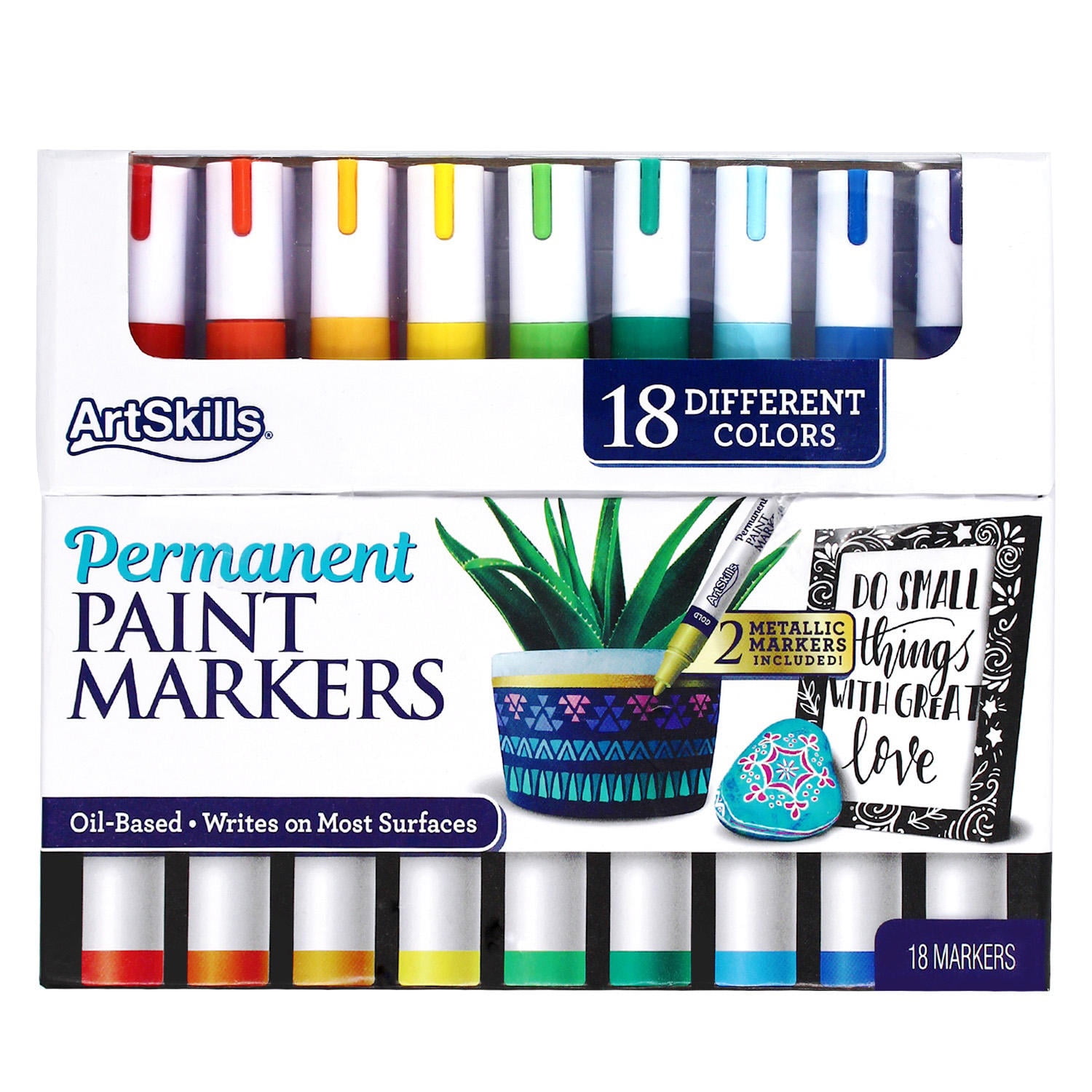 ArtSkills Permanent Paint Markers 18-Count 