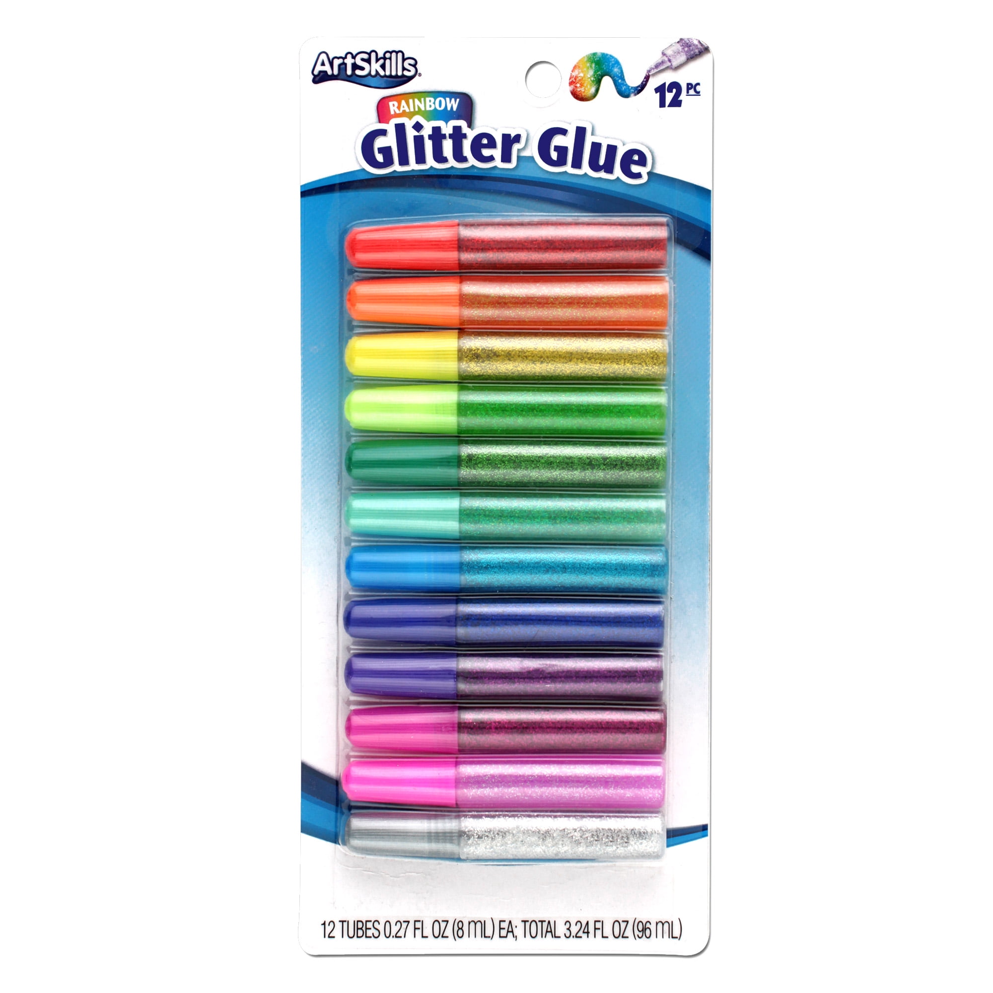Washable Glitter Glue Assortment 4 oz, 8 Pack