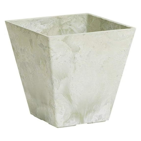 ArtStone 35126 Ella Square Planter, 12-Inch, Mint