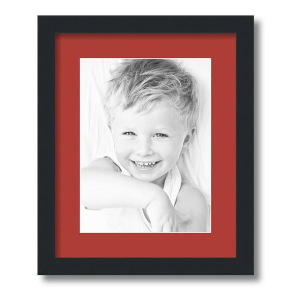 ArtToFrame 13 x 16 Medium Density Fiberboard Picture Frame, Deep Red