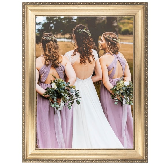 ArtToFrames 10" x 10" Muted Silver Picture Frame, 10x10 inch Silver Wood Poster Frame (WOM-4626), 1 Pack