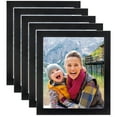 thumbnail image 1 of ArtToFrames 10" x 10" Noir Black - Full Wrap Picture Frame, 10x10 inch Black MDF Poster Frame (WOM-4852), 5 Pack, 1 of 7