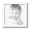 thumbnail image 1 of ArtToFrames 10" x 10" Satin White Picture Frame, 10x10 inch White Wood Poster Frame (WOM-4655), 1 of 5