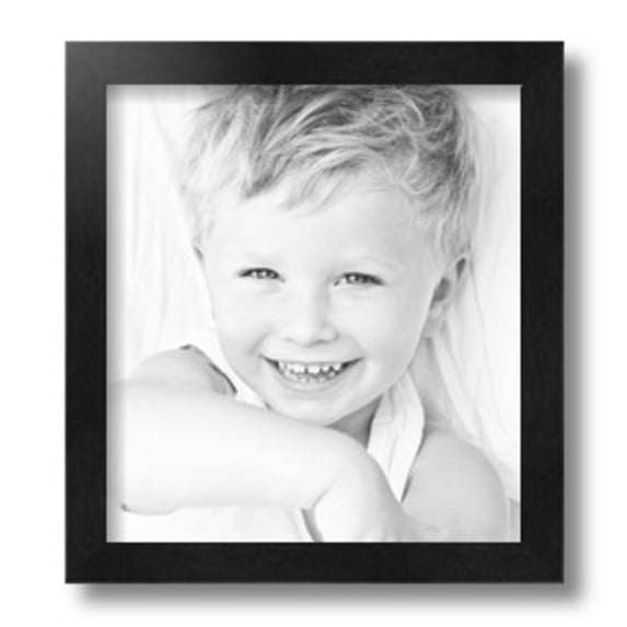 ArtToFrames 10" x 11" Black Picture Frame, 10x11 inch Black Wood Poster Frame (WOM-5141)