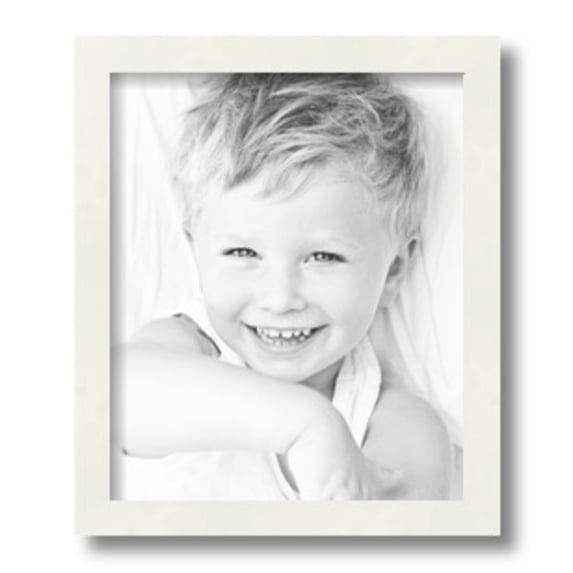 ArtToFrames 10" x 12" White Picture Frame, 10x12 inch White Wood Poster Frame (WOM-5138)
