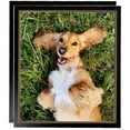 thumbnail image 1 of ArtToFrames 10" x 13" Black Square with Gold Beads Picture Frame, 10x13 inch Black Wood Poster Frame (WOM-5021), 2 Pack, 1 of 7