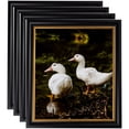 thumbnail image 1 of ArtToFrames 10" x 13" Black Velvet with Gold - 1.25 Picture Frame, 10x13 inch Black MDF Poster Frame (WOM-4690), 4 Pack, 1 of 6