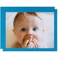 thumbnail image 1 of ArtToFrames 10" x 13" Bright Blue Picture Frame, 10x13 inch Blue Wood Poster Frame (WOM-4751), 2 Pack, 1 of 6