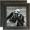 thumbnail image 1 of ArtToFrames 10" x 13" Real Reclaimed Charcoal Barnwood Picture Frame, 10x13 inch Black Wood Poster Frame (WOM-4815), 2 Pack, 1 of 8
