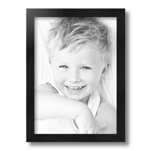ArtToFrames 10" x 14" Black Picture Frame, 10x14 inch Black Wood Poster Frame (WOM-5141)