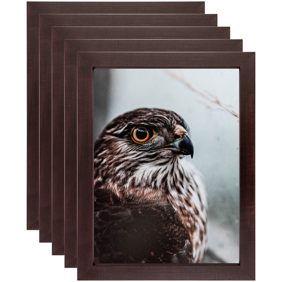 ArtToFrames 10" x 20" Cherry Picture Frame, 10x20 inch Red Wood Poster Frame (WOM-4089), 5 Pack