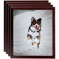 thumbnail image 1 of ArtToFrames 10" x 20" Cherry Stain Picture Frame, 10x20 inch Red Wood Poster Frame (WOM-4111), 4 Pack, 1 of 6