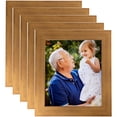 thumbnail image 1 of ArtToFrames 10" x 20" Muted Gold Glow Picture Frame, 10x20 inch Gold MDF Poster Frame (WOM-4675), 5 Pack, 1 of 7
