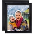 thumbnail image 1 of ArtToFrames 10" x 20" Noir Black - Full Wrap Picture Frame, 10x20 inch Black MDF Poster Frame (WOM-4852), 2 Pack, 1 of 7
