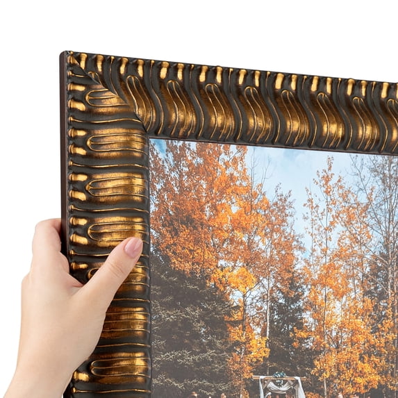 ArtToFrames 10" x 20" Other Picture Frame, 10x20 inch Multi Wood Poster Frame (WOM-5162)