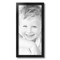 ArtToFrames 10" x 21" Black Picture Frame, 10x21 inch Black Wood Poster Frame (WOM-5141)