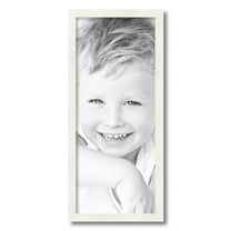 ArtToFrames 10" x 24" White Picture Frame, 10x24 inch White Wood Poster Frame (WOM-5138)