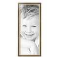 thumbnail image 1 of ArtToFrames 10" x 25" Taupe with Silver Lip Picture Frame, 10x25 inch Multi Wood Poster Frame (WOM-4986),  Pack, 1 of 5