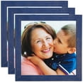 thumbnail image 1 of ArtToFrames 10" x 29" Navy Blue Picture Frame, 10x29 inch Blue Wood Poster Frame (WOM-4603), 3 Pack, 1 of 7