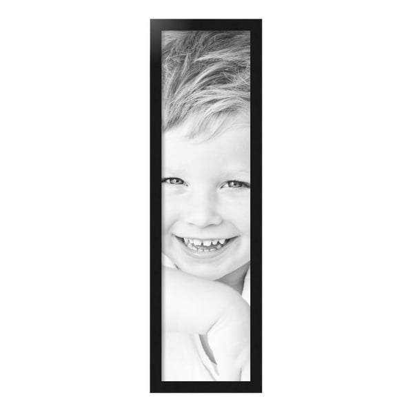 ArtToFrames 10" x 38" Black Steel Picture Frame, 10x38 inch Black MDF Poster Frame (WOM-4639),  Pack